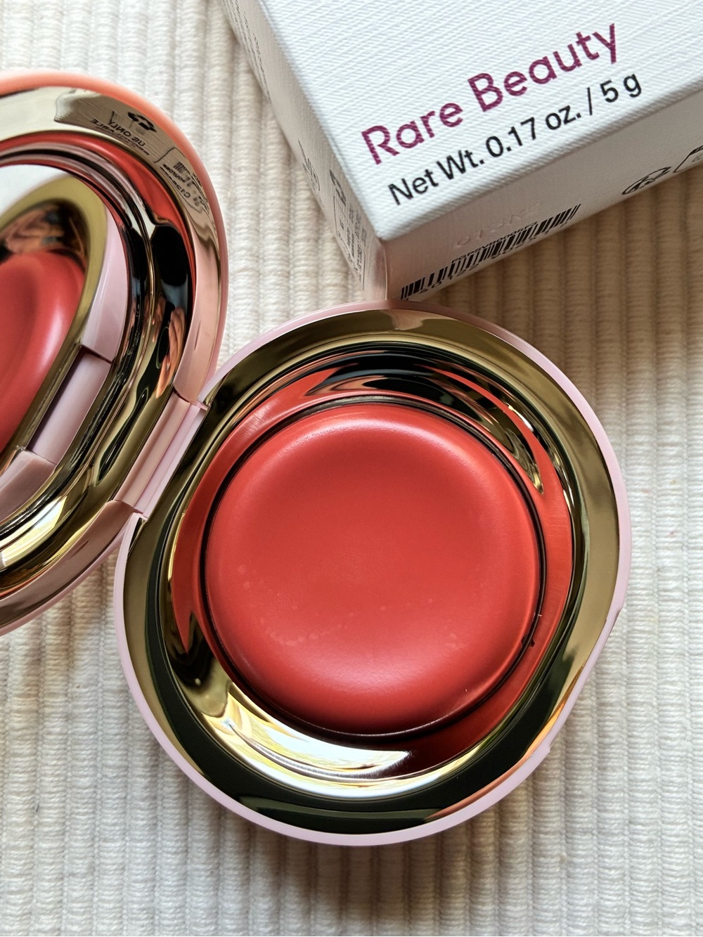 Rare Beauty by Selena Gomez 
Stay Vulnerable Melting Cream Blush